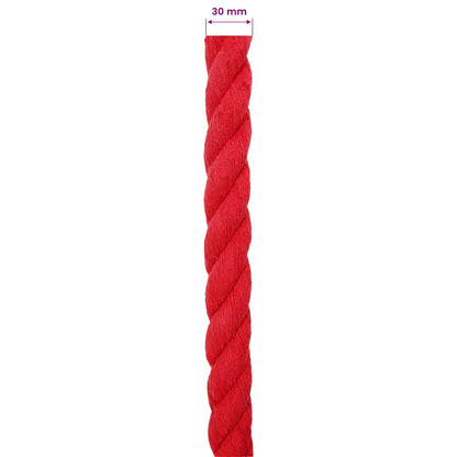 Corda Rosso 3 x 3 x 2500 cm Cotone | homemem39