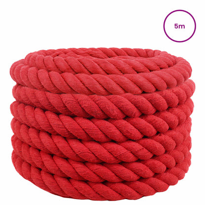 Corda Rosso 3,6 x 3,6 x 500 cm Cotone | homemem39