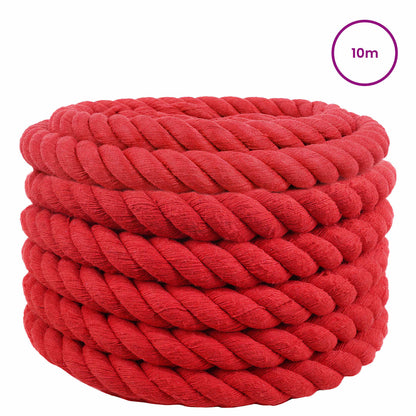 Corda Rosso 5 x 5 x 1000 cm Cotone | homemem39