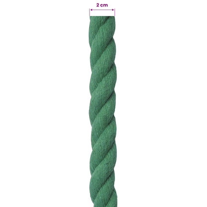 Corda Verde 2 x 2 x 2500 cm Cotone | homemem39