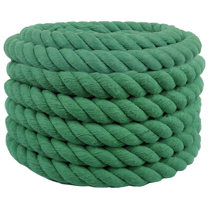 Corda Verde 3 x 3 x 1000 cm Cotone