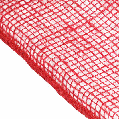 Rotolo di Juta 160 x 500 cm Rosso | homemem39