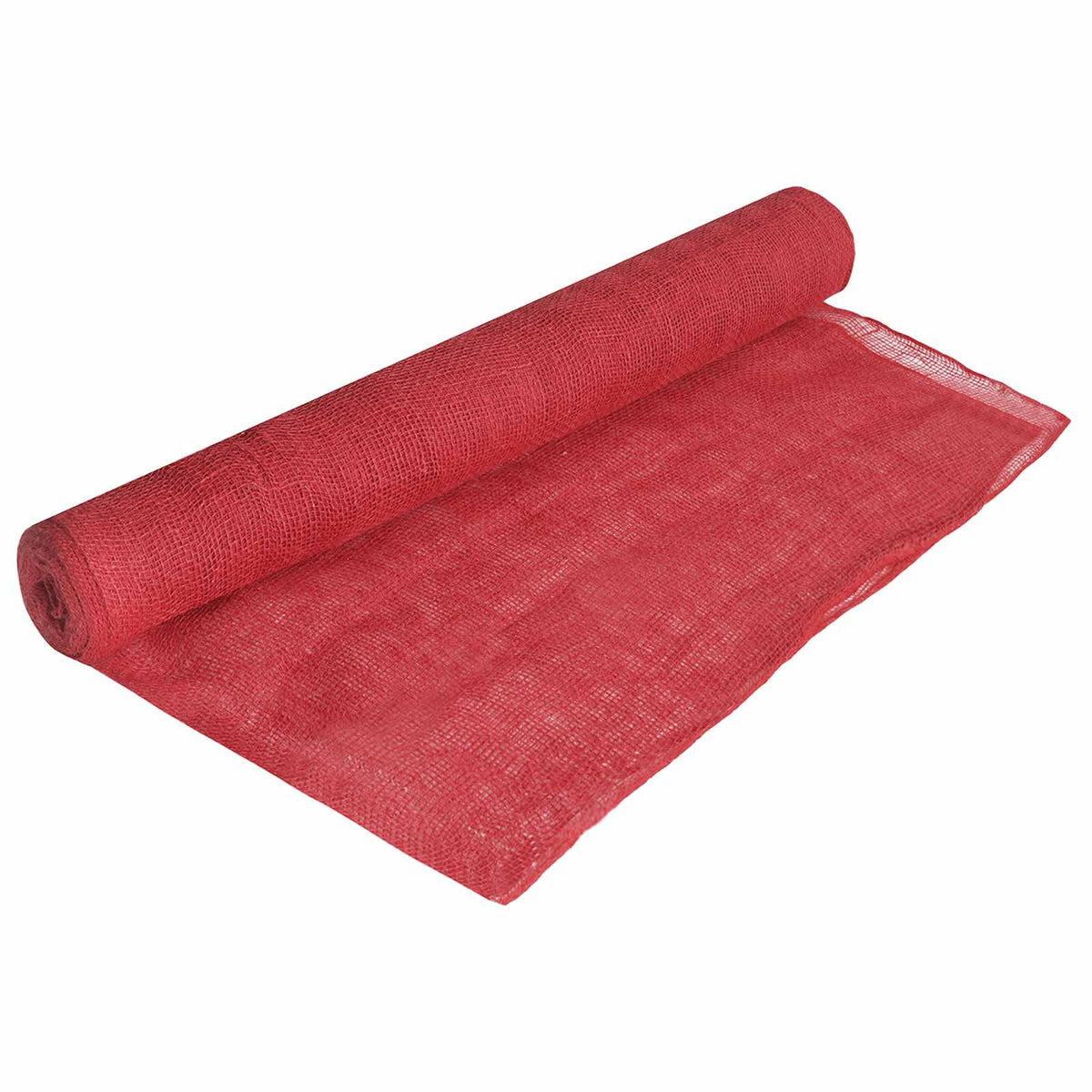 Rotolo di Juta 160 x 1000 cm Rosso | homemem39