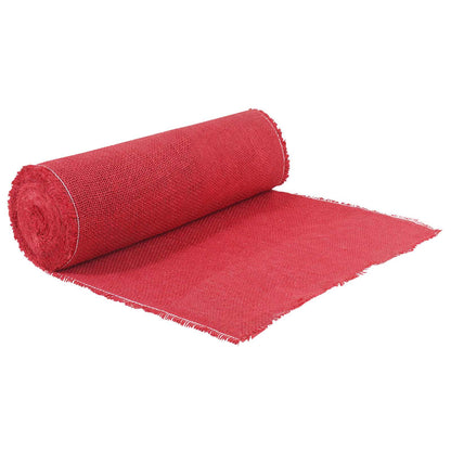 Rotolo di Juta 160 x 2500 cm Rosso | homemem39