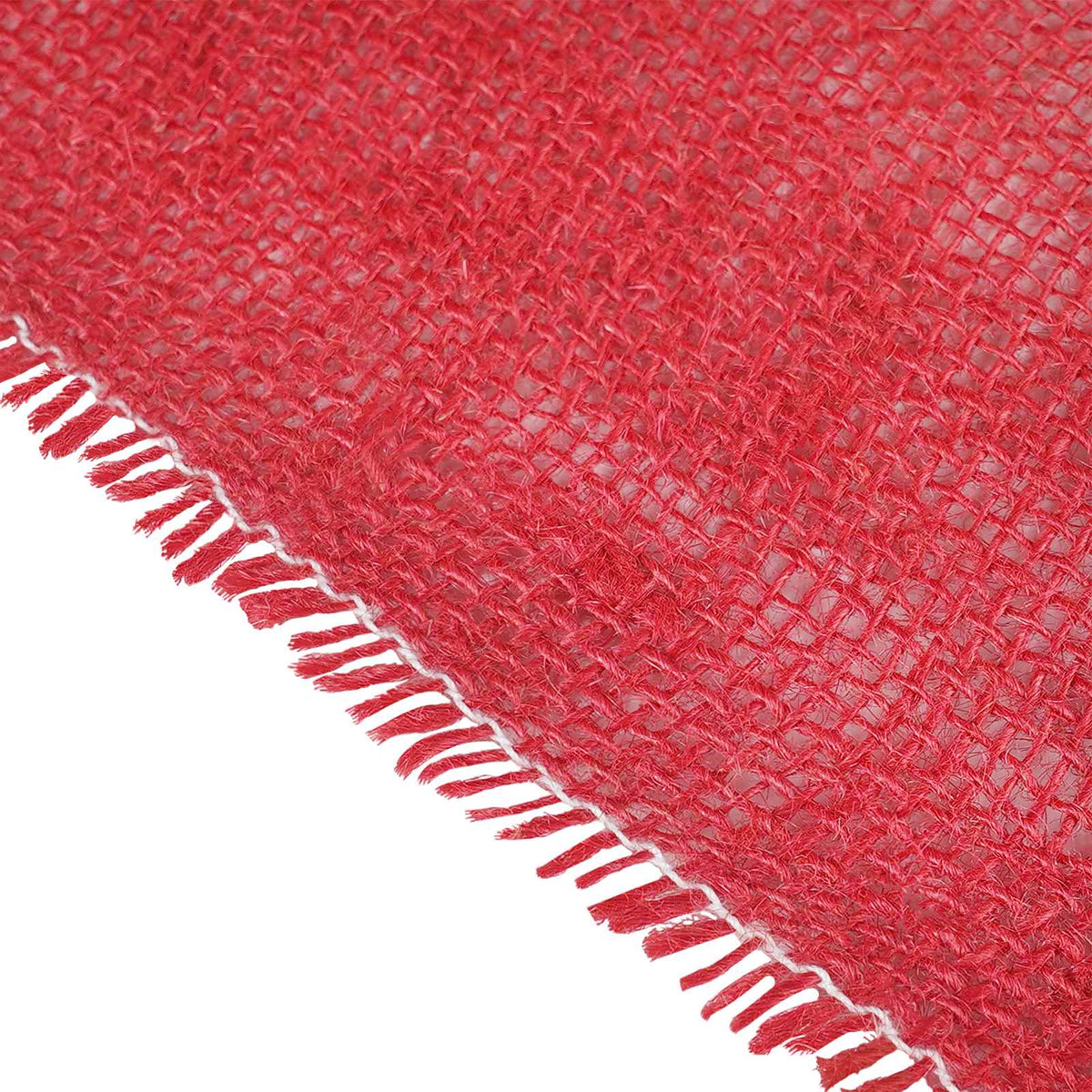 Rotolo di Juta 200 x 1500 cm Rosso | homemem39