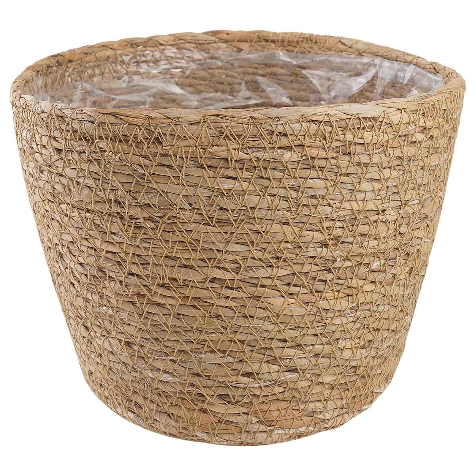 Cesti per piante in erba marina 3 pcs Naturale Ø26 x 19 cm | homemem39