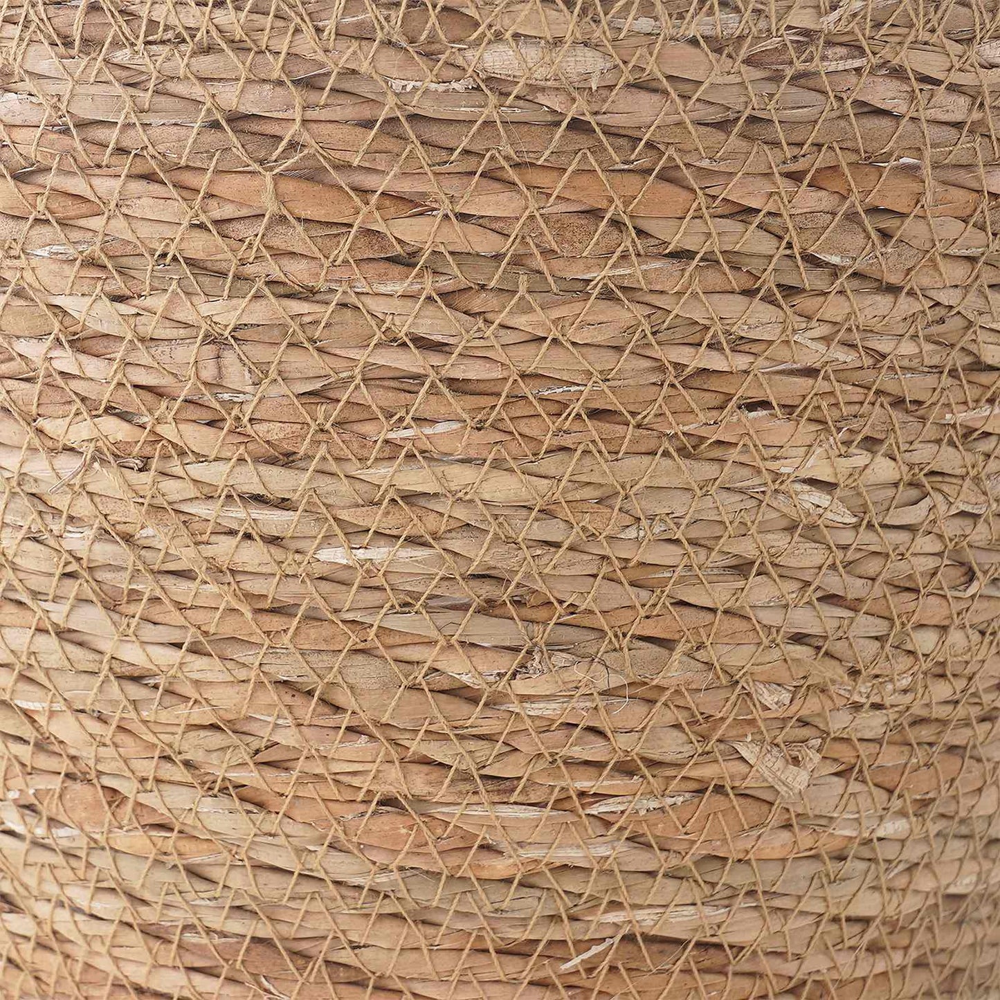 Cesti per piante in erba marina 3 pcs Naturale Ø26 x 19 cm | homemem39