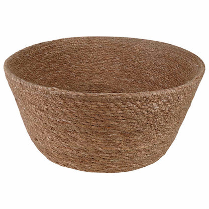 Vaso da fiori con manici Naturale Ø 32 x 32 cm 100% Erba marina | homemem39