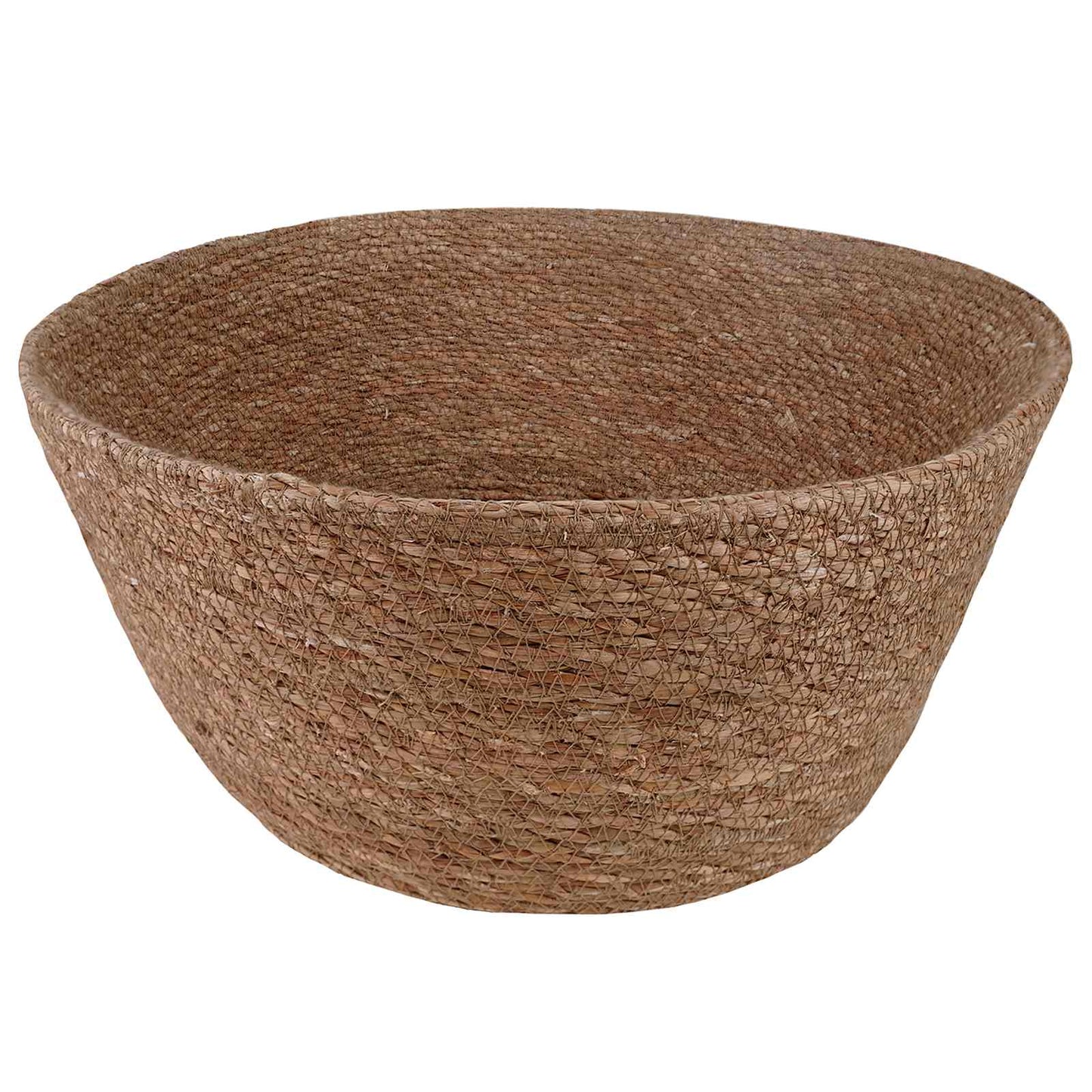 Vaso da fiori con manici Naturale Ø 45 x 36 cm 100% Erba marina | homemem39