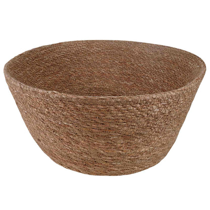 Vaso da fiori con manici Naturale Ø 45 x 36 cm 100% Erba marina | homemem39