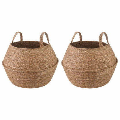 Vaso da fiori con manici 2 pcs Naturale Ø 45 x 36 cm | homemem39