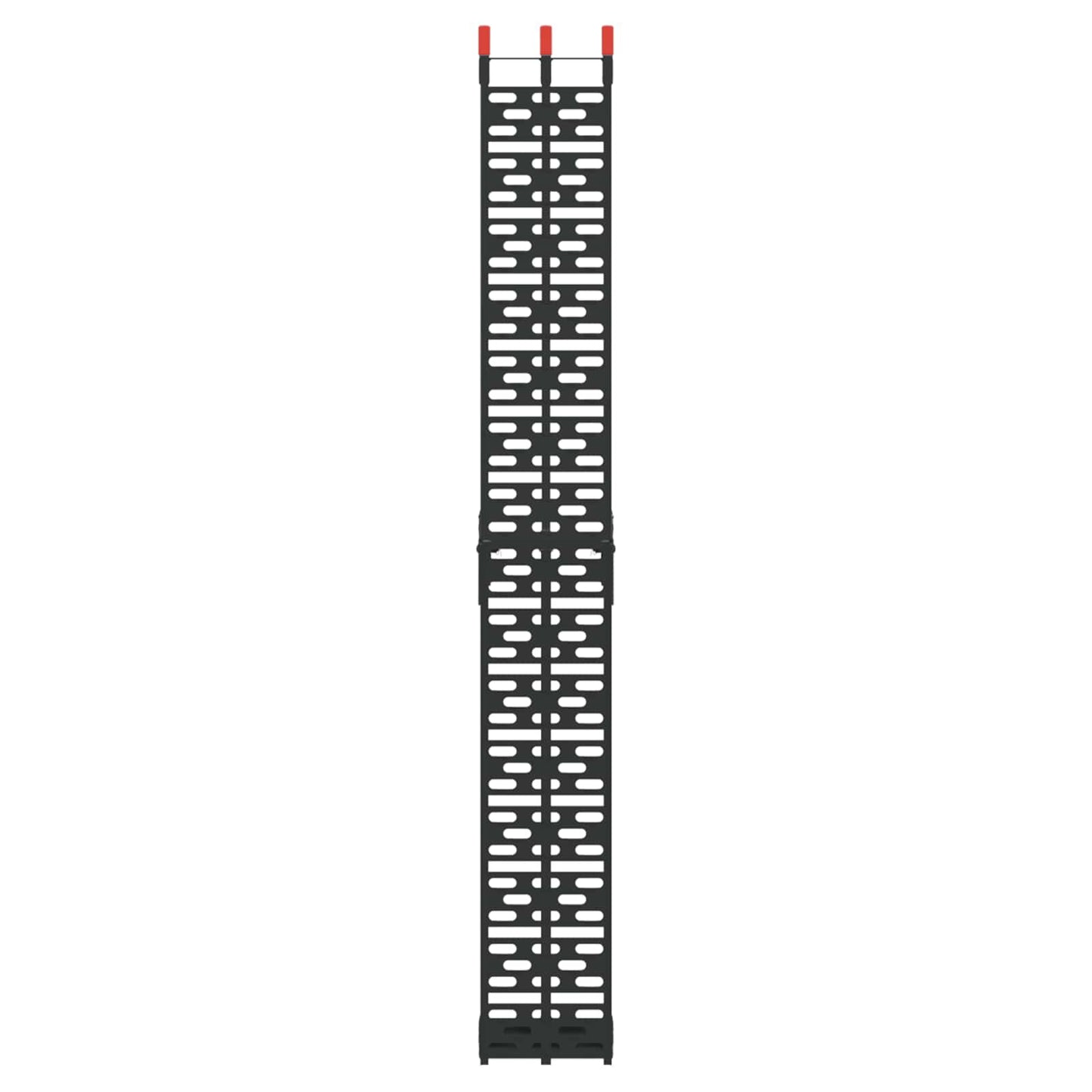 Rampe per Moto Pieghevoli 340 kg per rampa 2 pcs Nero Alluminio