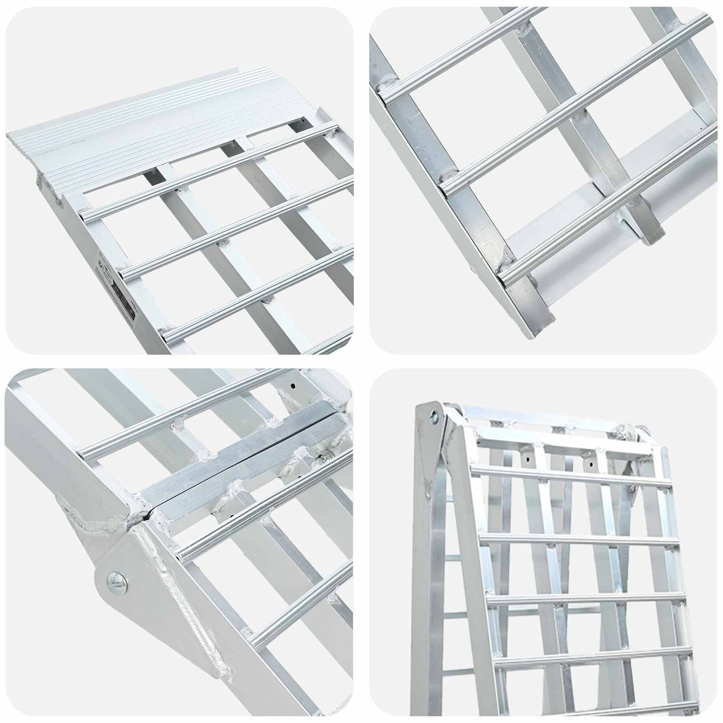 Ramp di Carico Argento 230 x 44 x 5 cm Alluminio