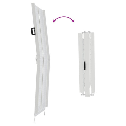 Rampa per Sedia a Rotelle Argento 92 x 73 x 5 cm Alluminio