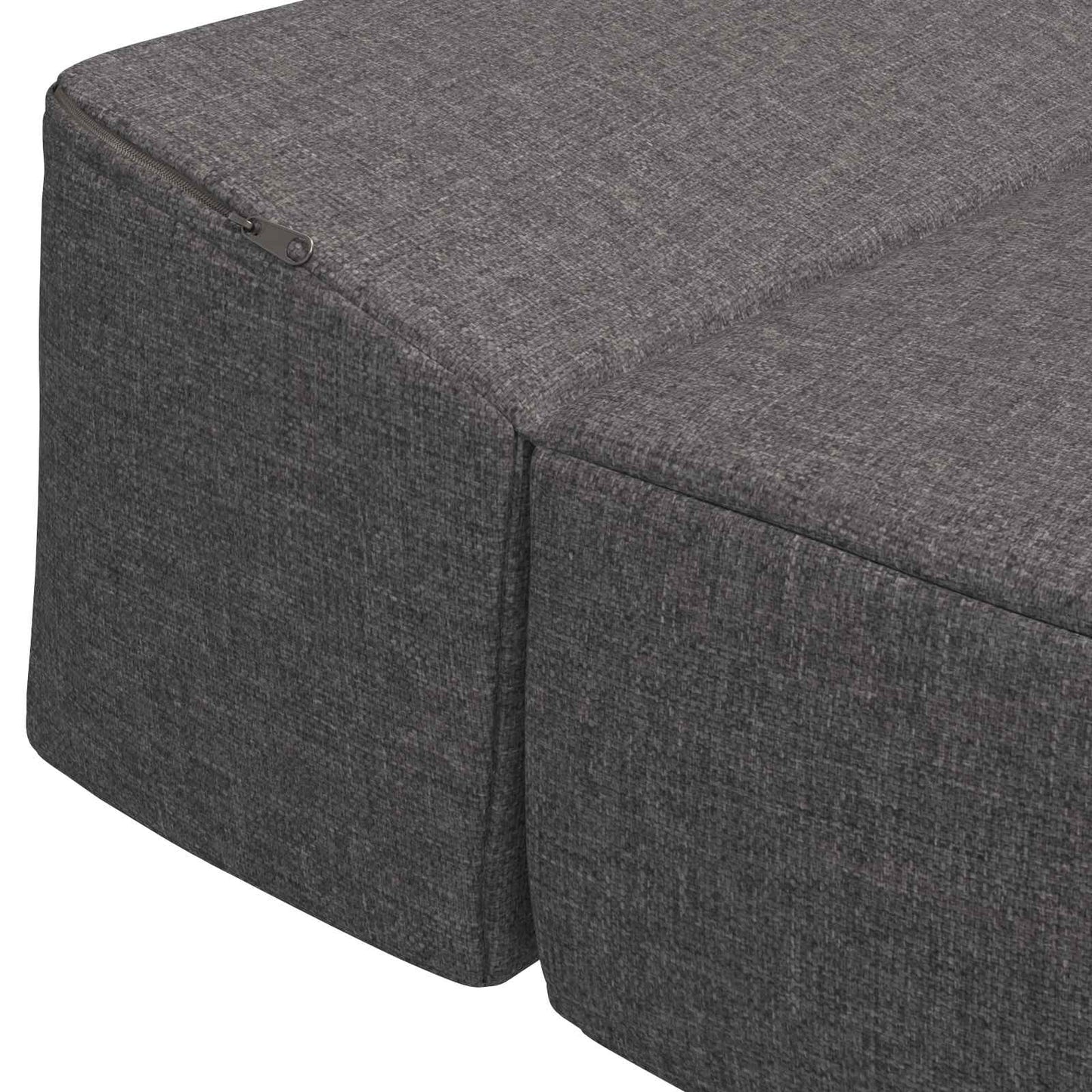 Divano Letto Pieghevole Grigio Chiaro 70 x 60 x 63 cm Tessuto | homemem39