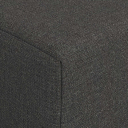 Divano Letto Pieghevole Grigio Scuro 70 x 60 x 63 cm Tessuto