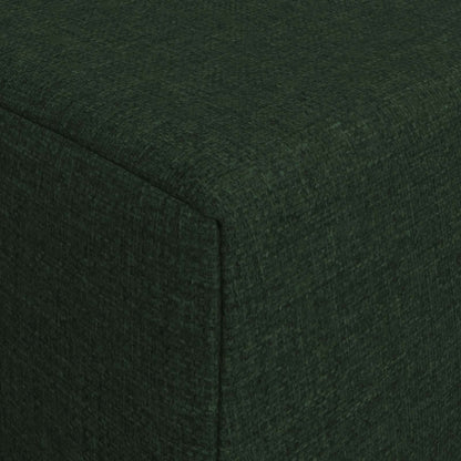 Divano Letto Pieghevole Verde Scuro 200 x 70 x 15 cm Tessuto | homemem39