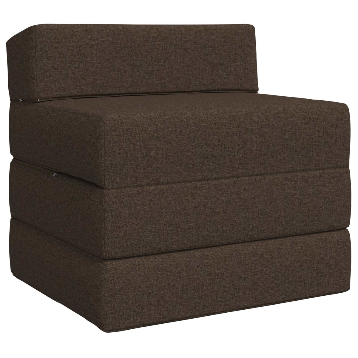 Divano Letto Pieghevole Tortora 70 x 60 x 63 cm Tessuto