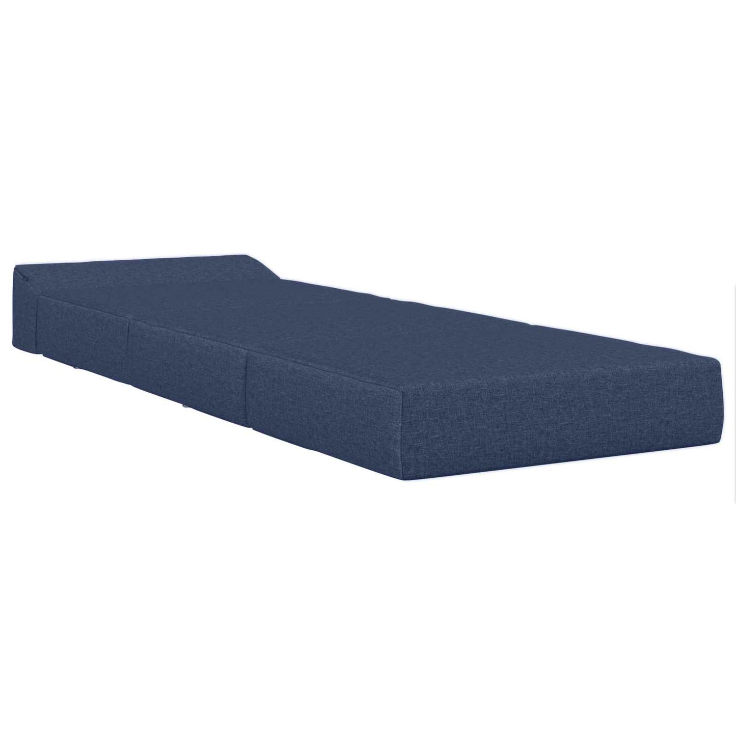 Divano Letto Pieghevole Blu 200 x 70 x 15 cm Tessuto | homemem39