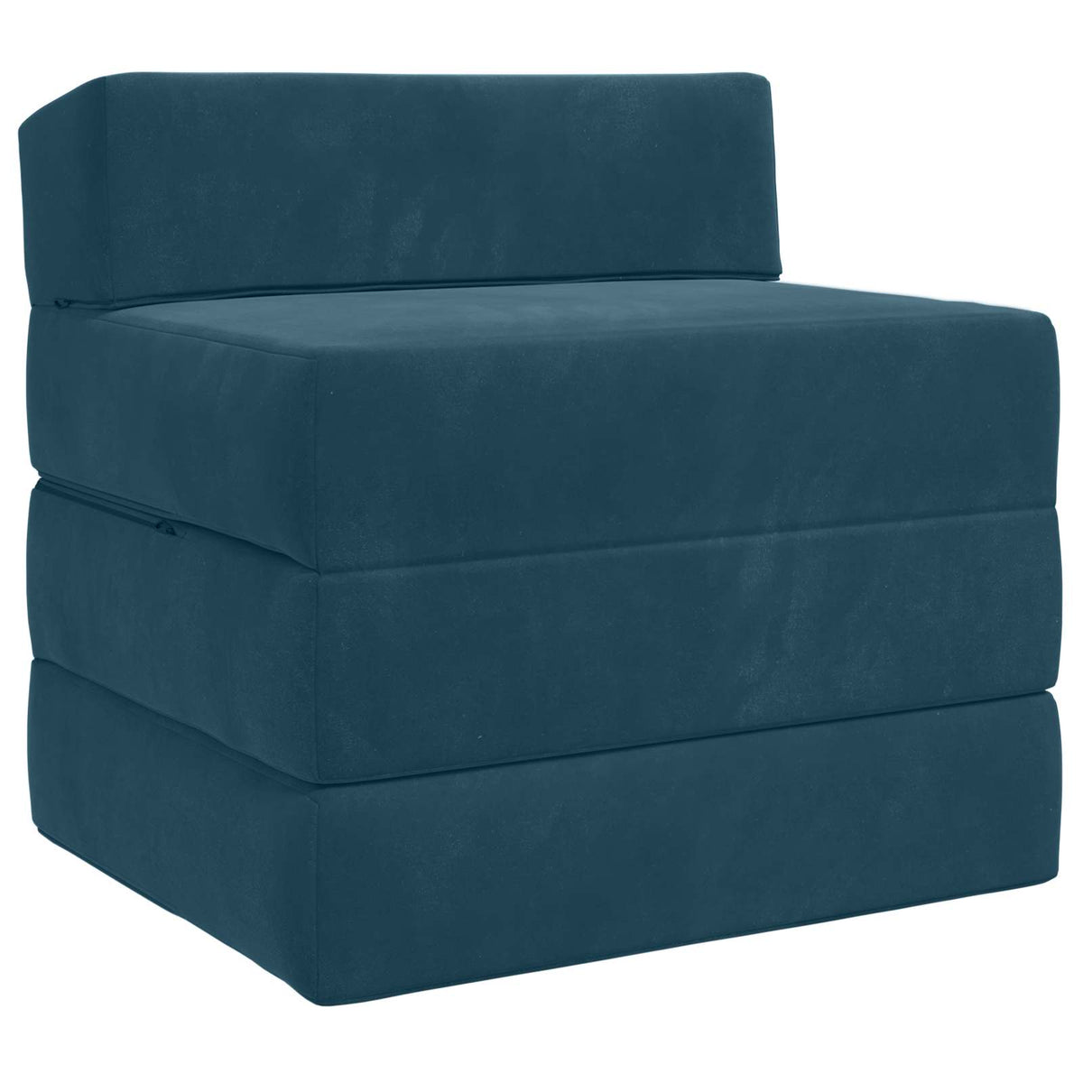Divano Letto Pieghevole Blu 70 x 60 x 63 cm Velluto