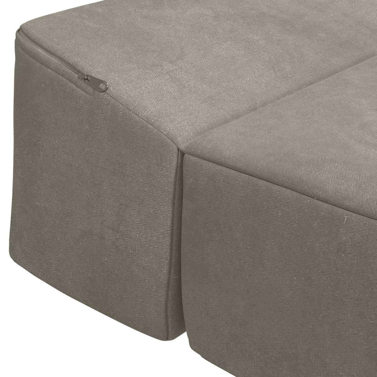 Divano Letto Pieghevole Grigio Chiaro 70 x 60 x 63 cm Velluto