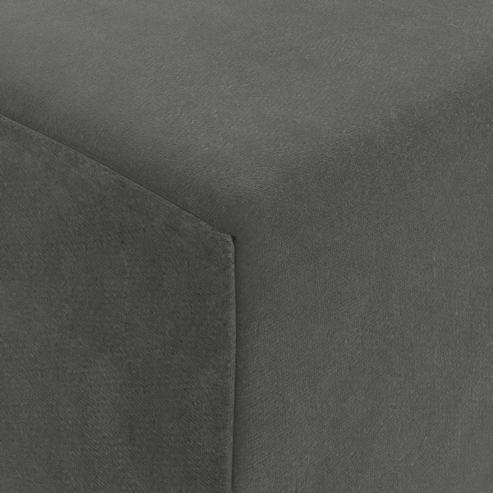 Divano Letto Pieghevole Grigio Scuro 200 x 70 x 15 cm Velluto | homemem39