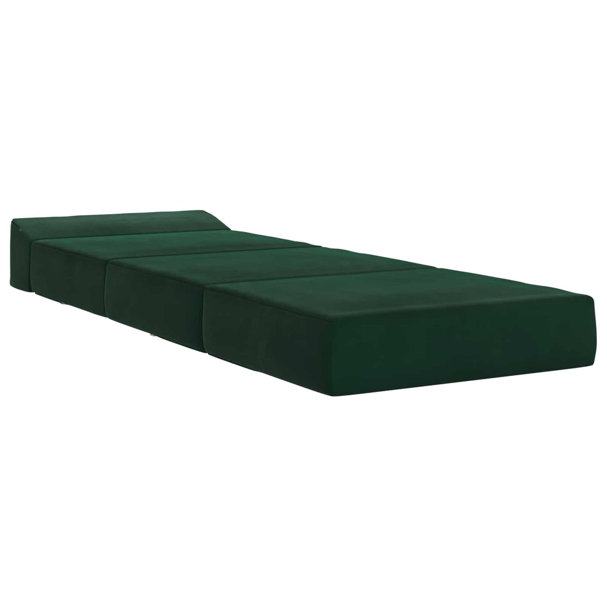Divano Letto Pieghevole Verde Scuro 70 x 60 x 63 cm Velluto