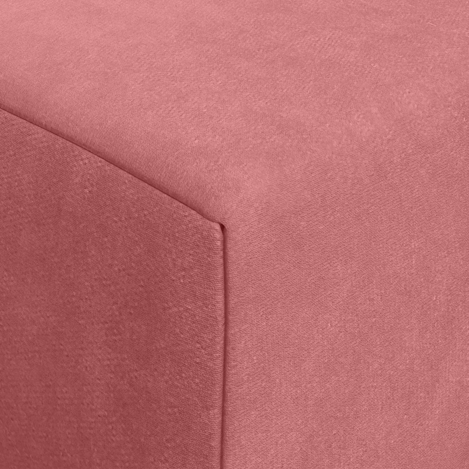 Divano Letto Pieghevole Rosa 200 x 70 x 15 cm Velluto | homemem39