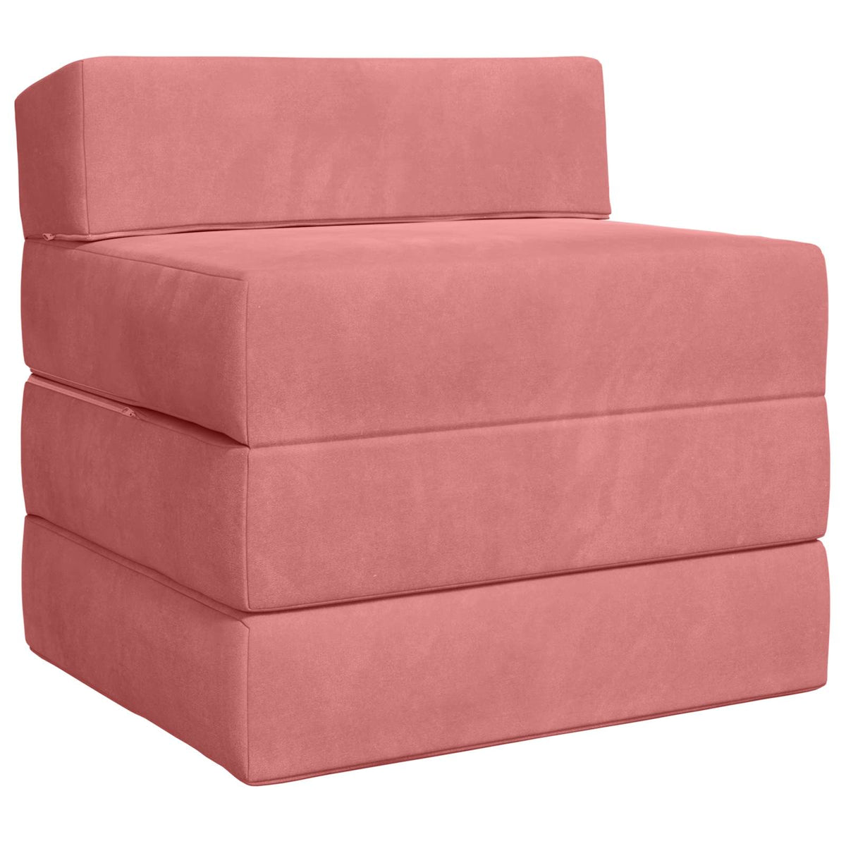 Divano Letto Pieghevole Rosa 70 x 60 x 63 cm Velluto