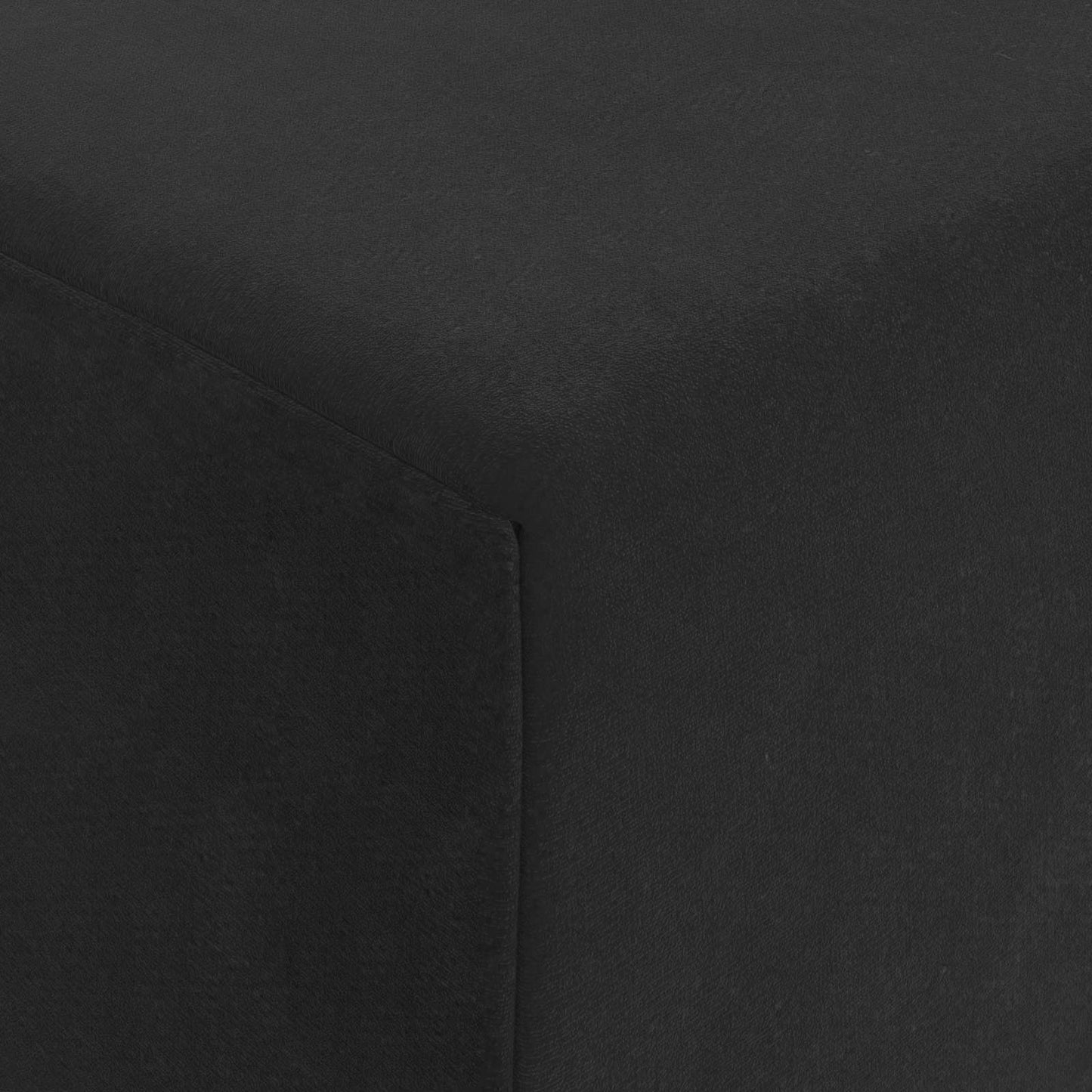 Divano Letto Pieghevole Nero 200 x 70 x 15 cm Velluto