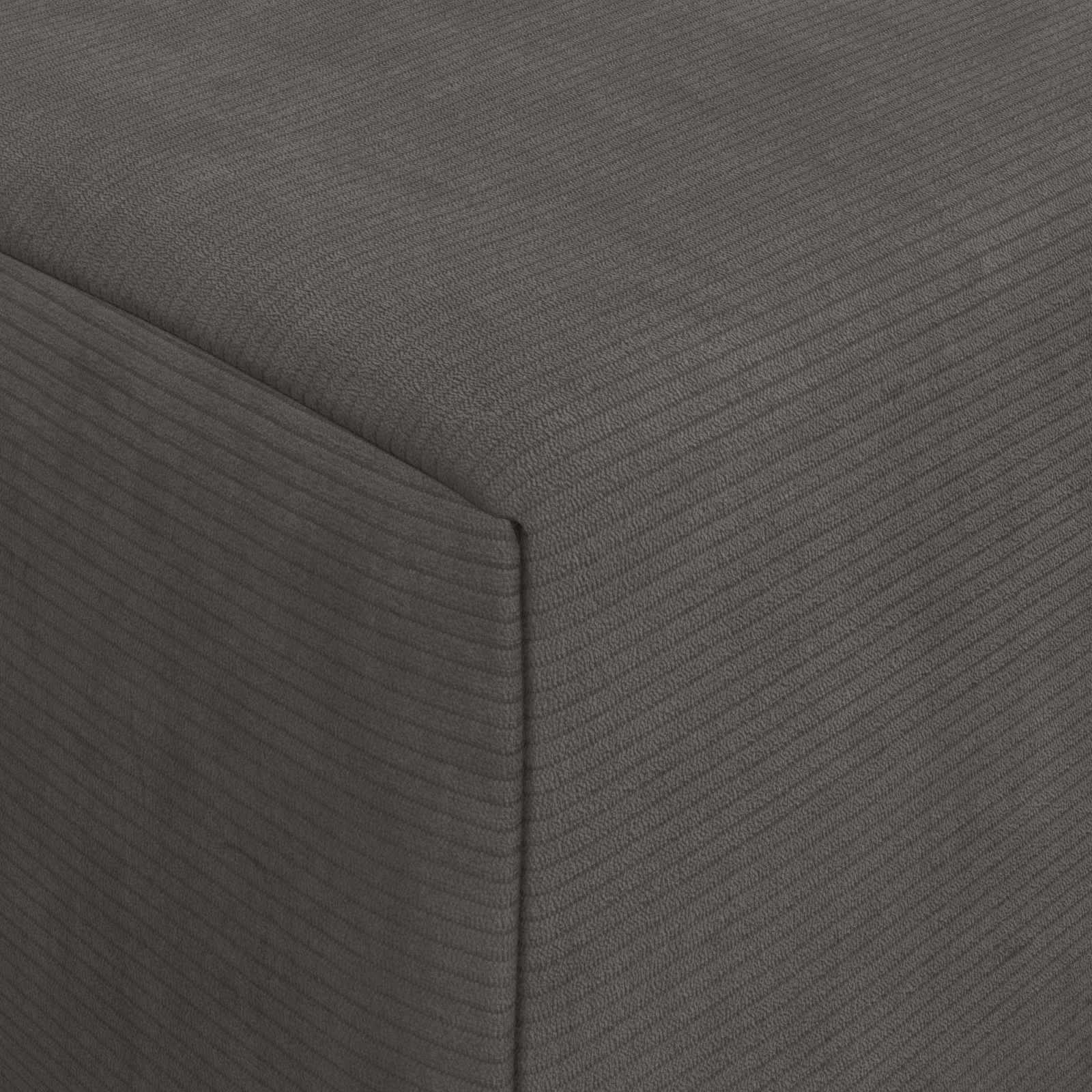 Divano Letto Pieghevole Grigio Scuro 200 x 70 x 15 cm | homemem39