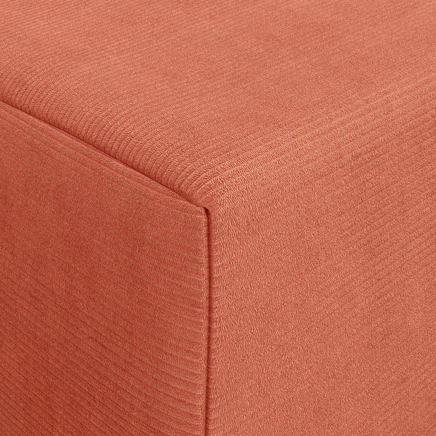 Divano Letto Pieghevole Rosso Arancio 200 x 70 x 15 cm