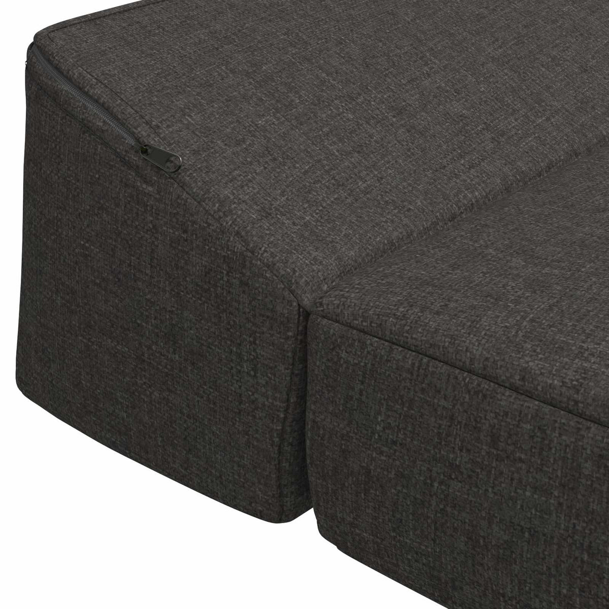 Divano Letto Pieghevole Grigio Scuro 70 x 60 x 49 cm Tessuto