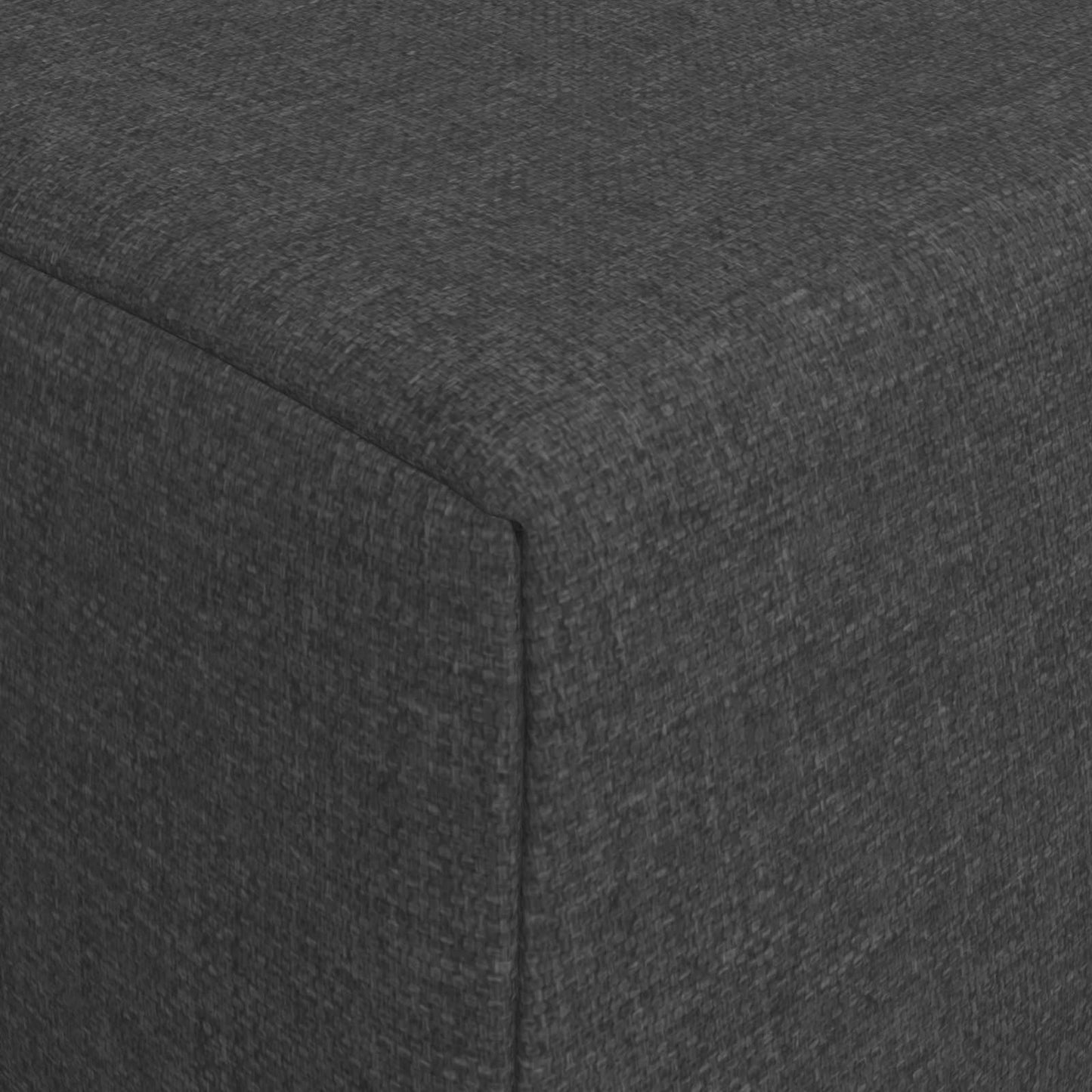 Divano Letto Pieghevole Grigio Scuro 200 x 70 x 10 cm Tessuto