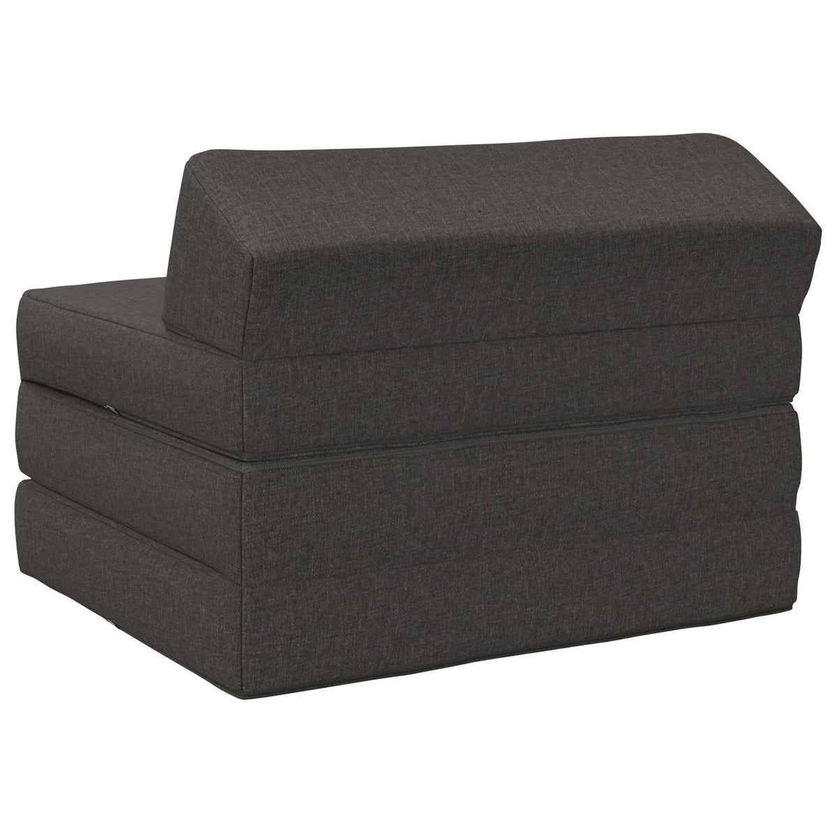 Divano Letto Pieghevole Grigio Scuro 70 x 60 x 49 cm Tessuto
