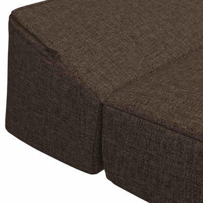 Divano Letto Pieghevole Tortora 200 x 70 x 10 cm Tessuto | homemem39