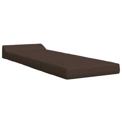 Divano Letto Pieghevole Tortora 200 x 70 x 10 cm Tessuto | homemem39
