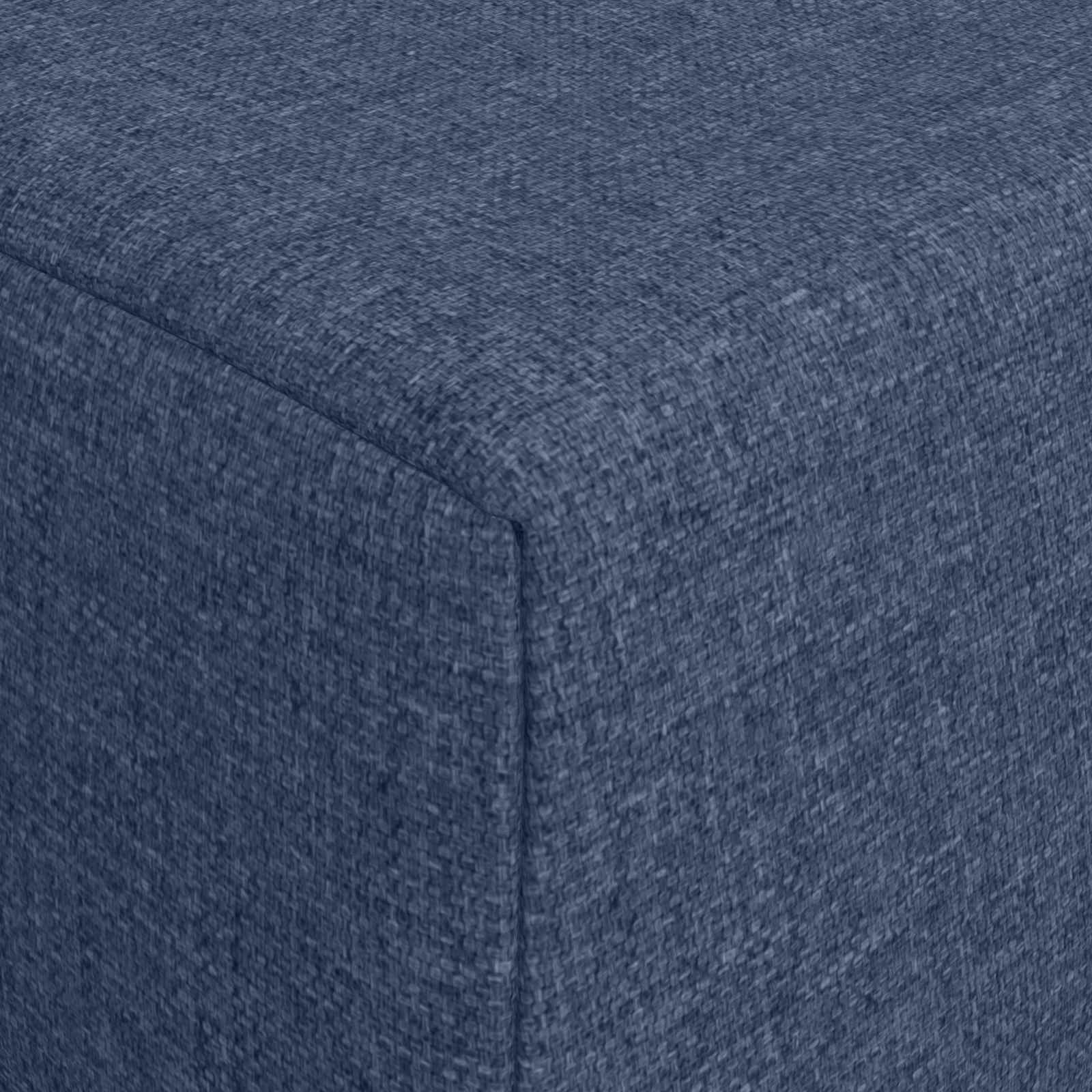 Divano Letto Pieghevole Blu 200 x 70 x 10 cm Tessuto | homemem39