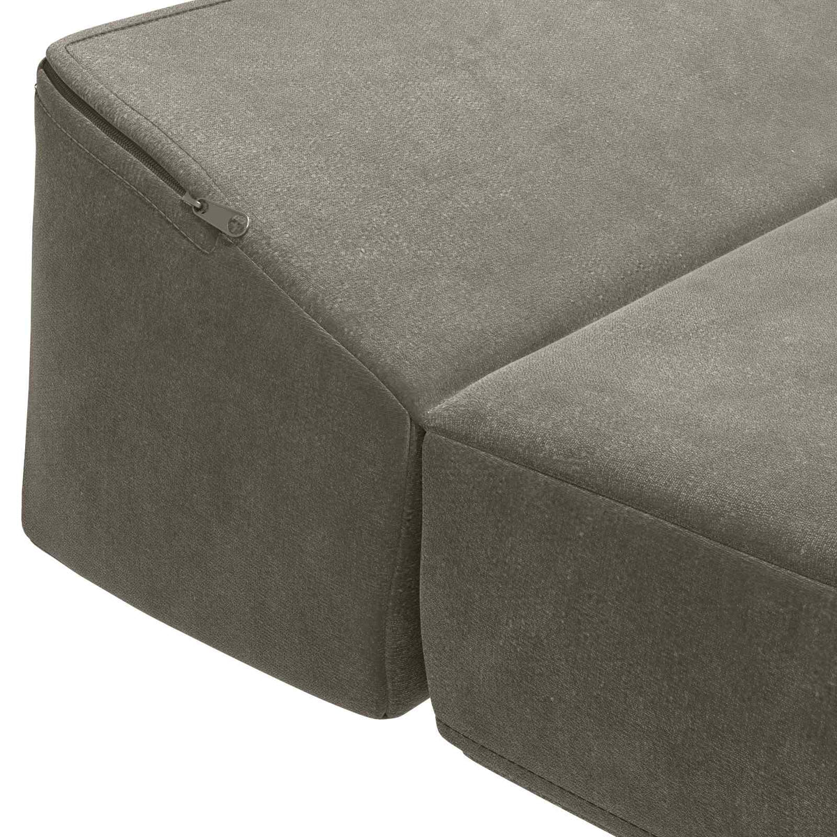 Divano Letto Pieghevole Grigio Chiaro 70 x 60 x 49 cm Velluto