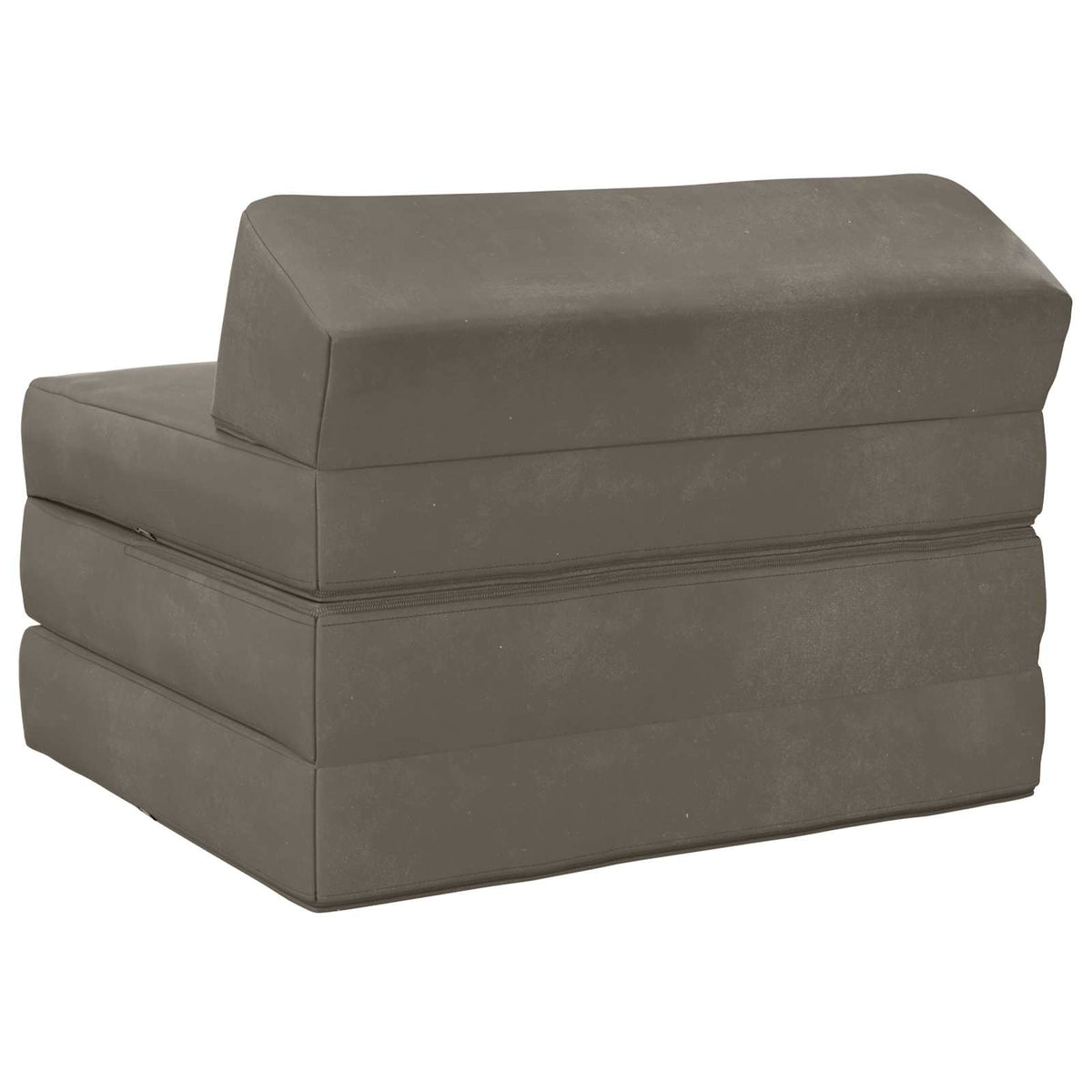 Divano Letto Pieghevole Grigio Chiaro 70 x 60 x 49 cm Velluto