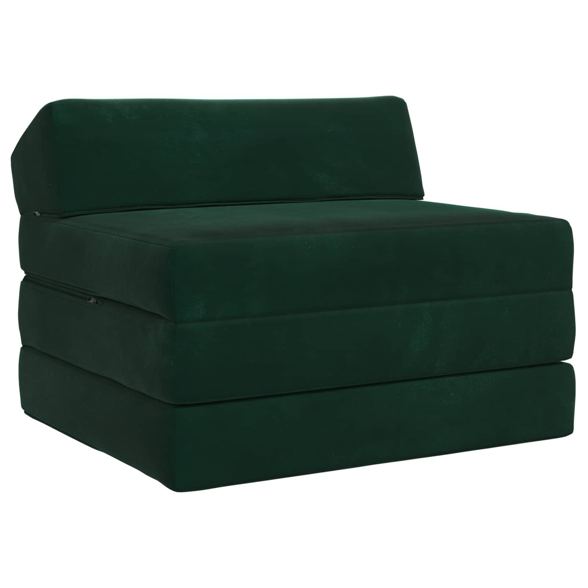 Divano Letto Pieghevole Verde Scuro 70 x 60 x 49 cm Velluto