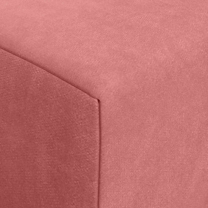 Divano Letto Pieghevole Rosa 200 x 70 x 10 cm Velluto | homemem39