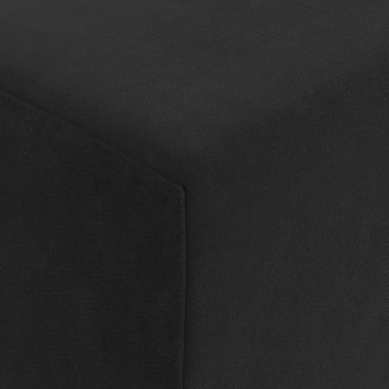Divano Letto Pieghevole Nero 200 x 70 x 10 cm Velluto | homemem39