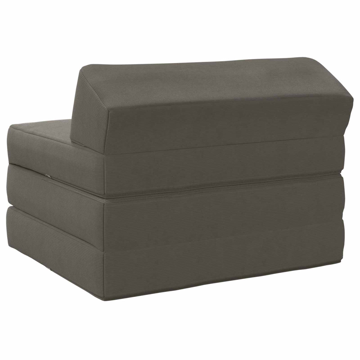 Divano Letto Pieghevole 2 posto Grigio Chiaro 70 x 60 x 49 cm