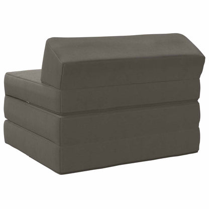 Divano Letto Pieghevole 2 posto Grigio Chiaro 70 x 60 x 49 cm