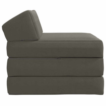 Divano Letto Pieghevole Grigio Chiaro 200 x 70 x 10 cm | homemem39