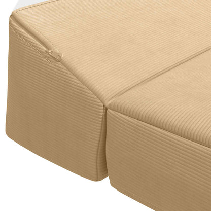 Divano Letto Pieghevole 2 posto Verde Grigio 70 x 60 x 49 cm