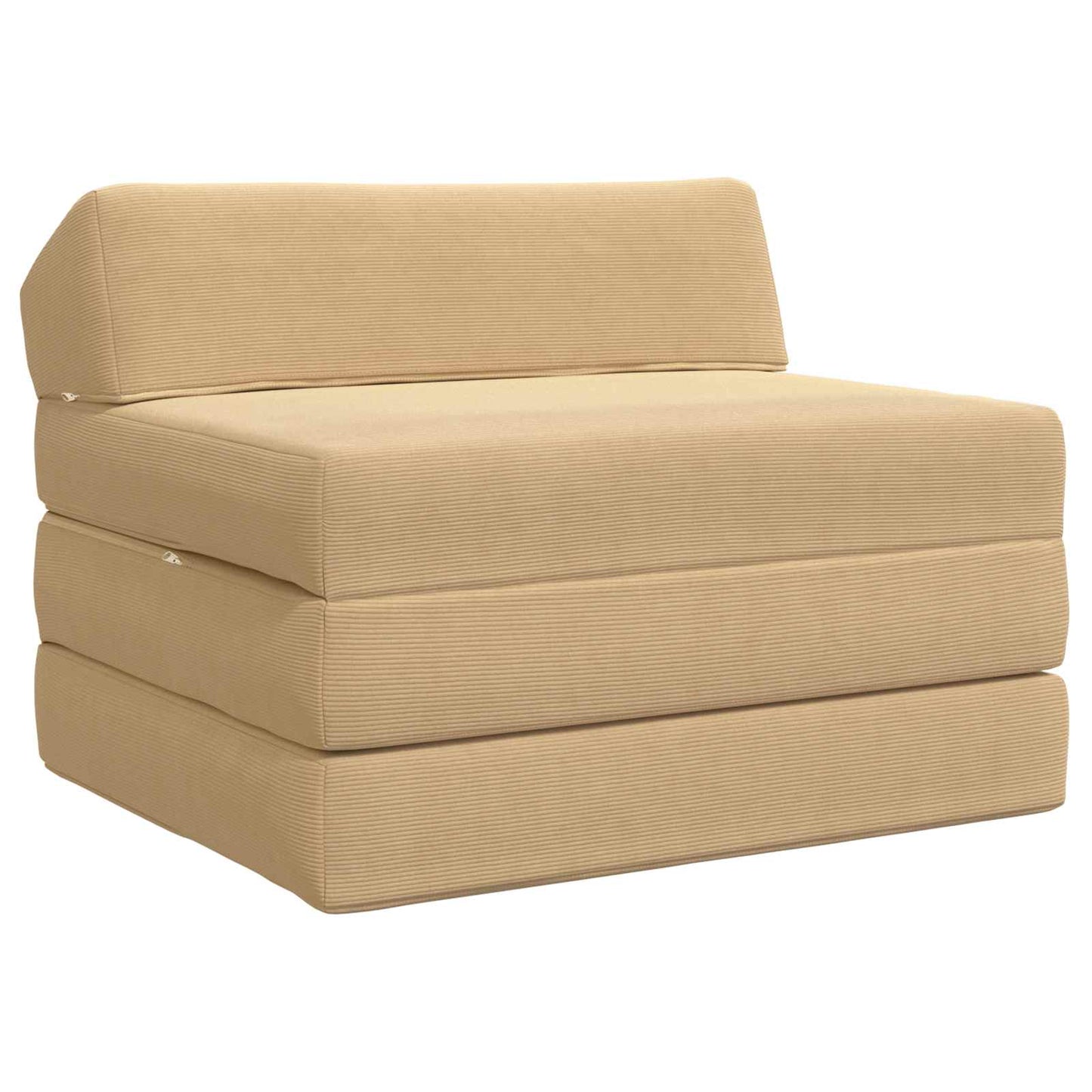 Divano Letto Pieghevole Grigio Verde Chiaro 200 x 70 x 10 cm