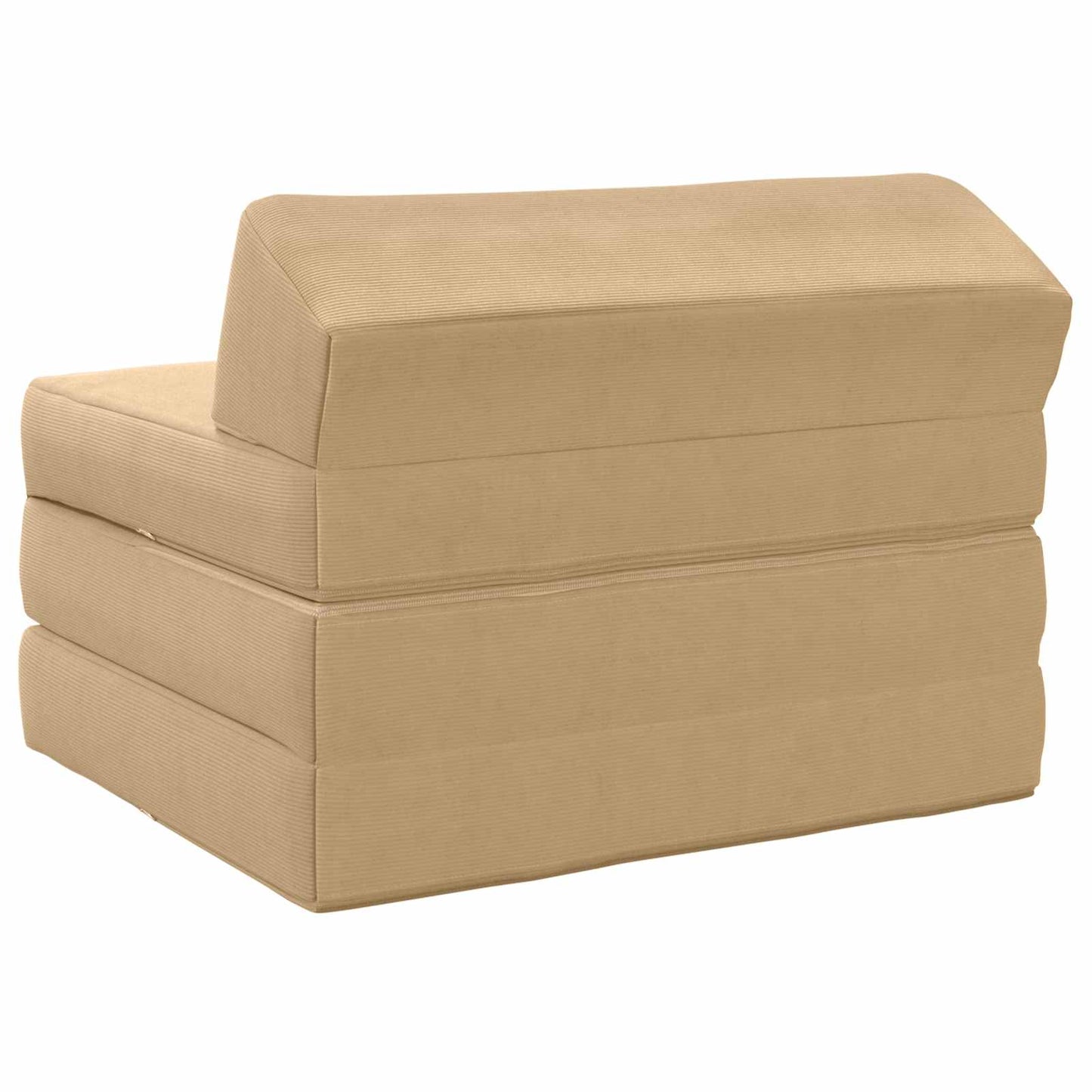 Divano Letto Pieghevole Grigio Verde Chiaro 200 x 70 x 10 cm