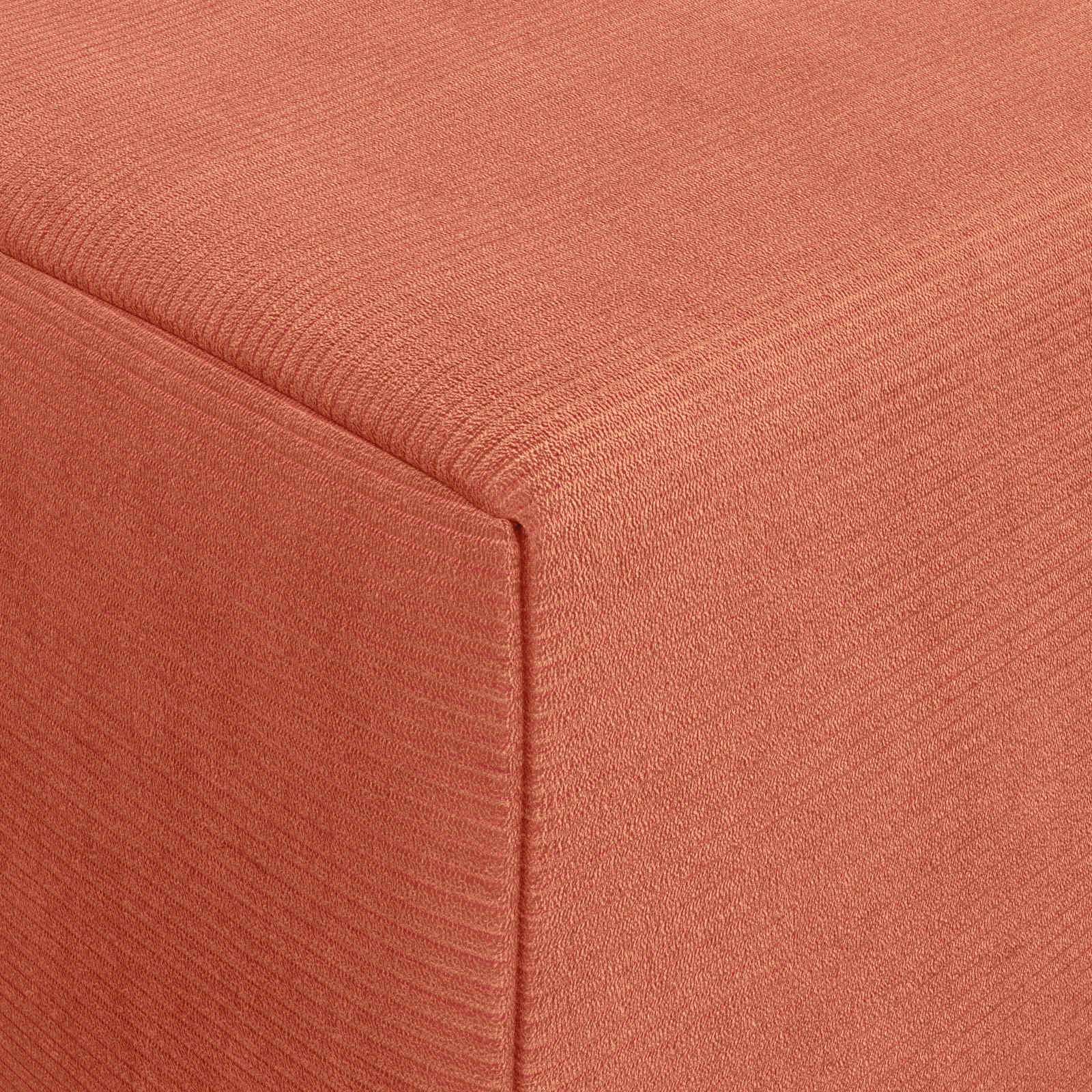 Divano Letto Pieghevole Rosso Arancio 200 x 70 x 10 cm | homemem39